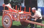 Oxcart Painting in Sarchi, Costa Rica