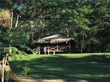 One of 10 bungalows at the Paquare Lodge